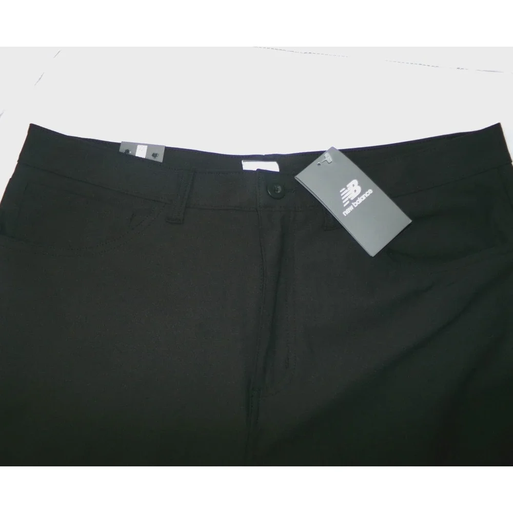 NEW‎ BALANCE MENS TECH PANTS~BLACK~36X32~NWT